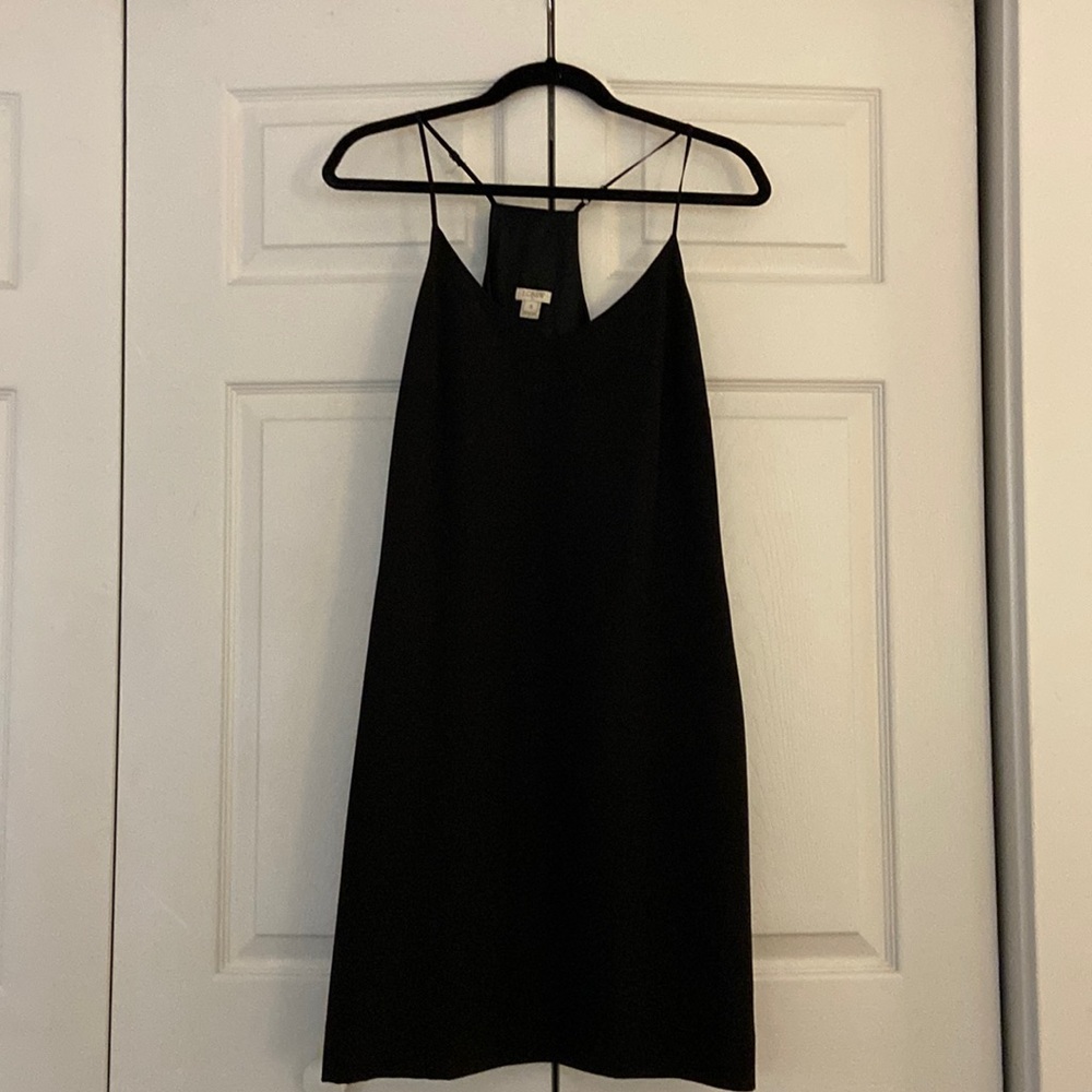J.Crew Black Slip Dress